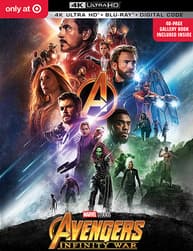Avengers: Infinity War Movie Target Exclusive 4K UHD Edition