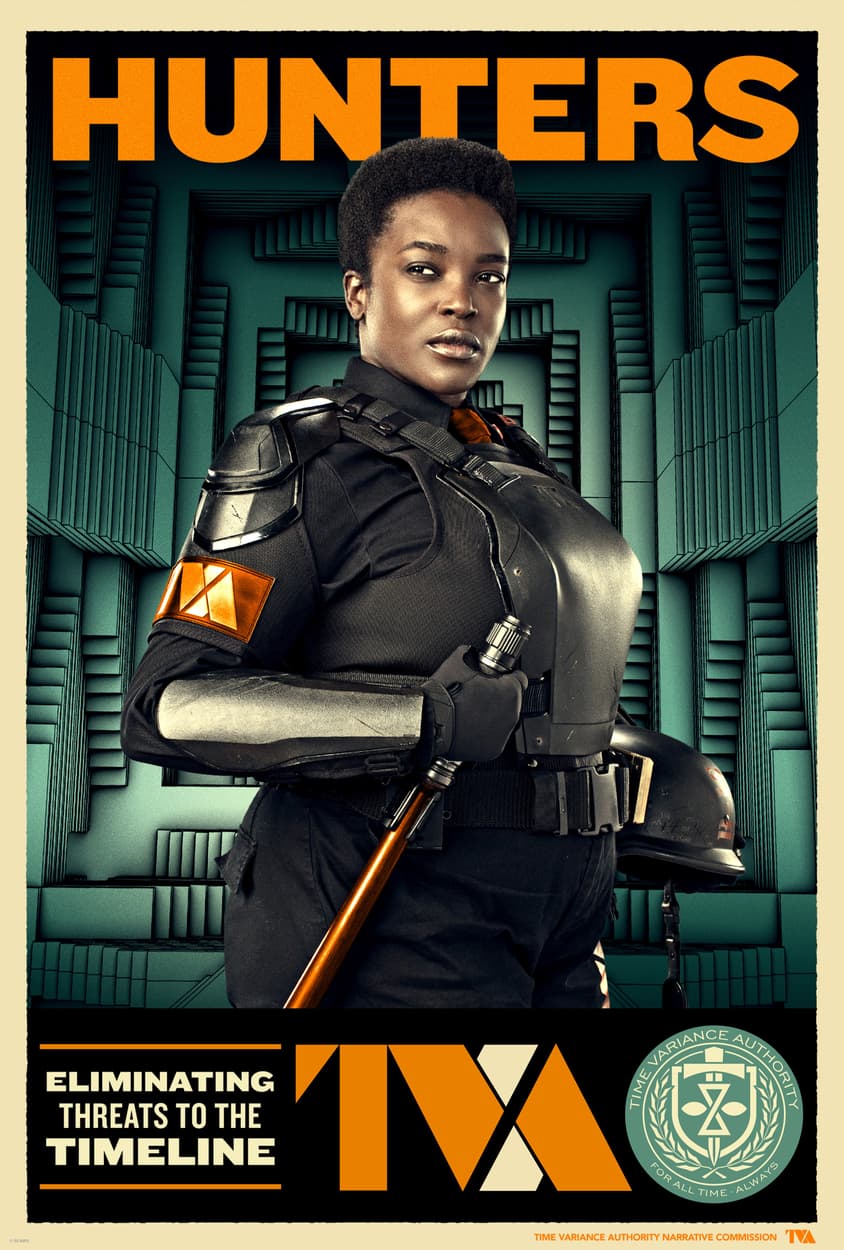 Marvel Studios' Loki | Time Variance Authority (TVA) | HUNTERS | Hunter B-15